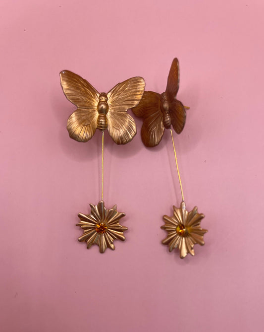 Anna Butterfly Drop Earrings