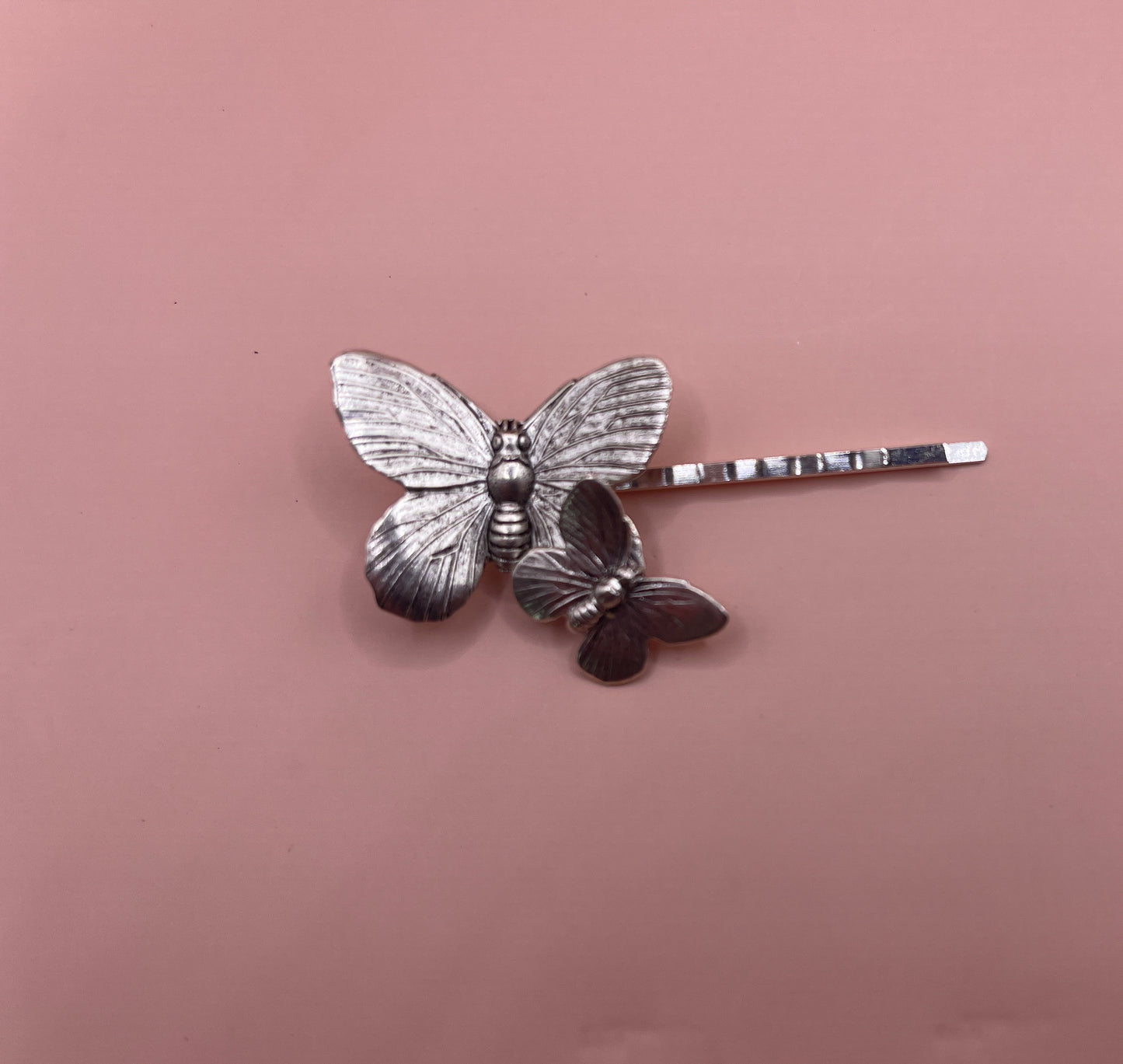 Ballinger Silver Butterly Bobby Pin