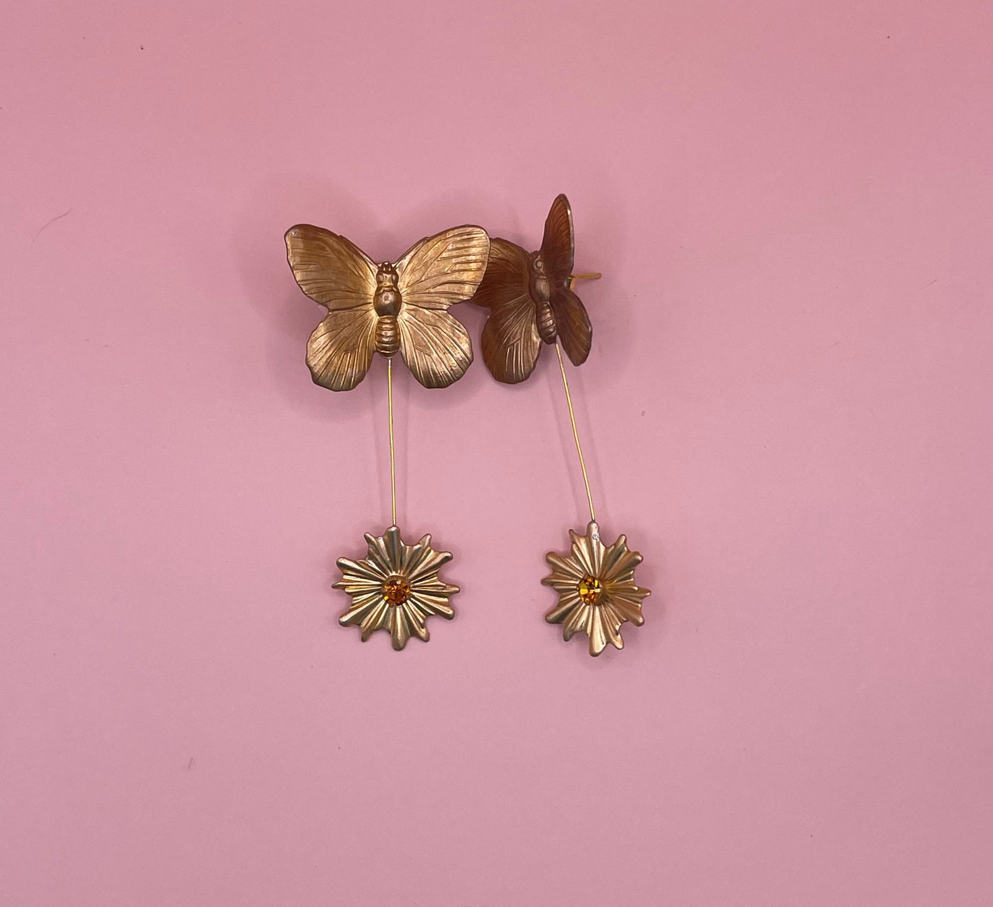 Anna Butterfly Drop Earrings